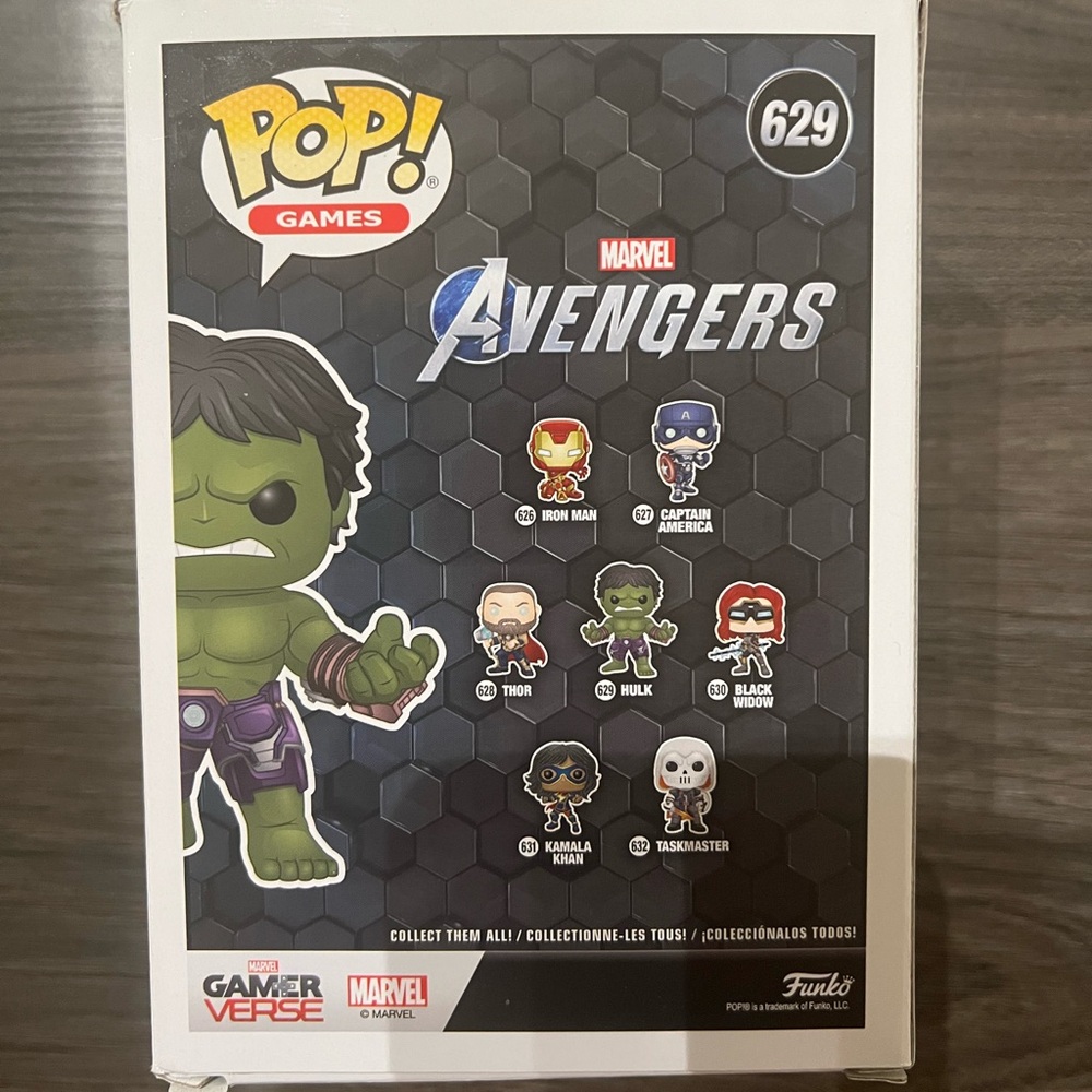 Funko Pop! Marvel Avengers Hulk Figure #629 - Picture 3 of 7